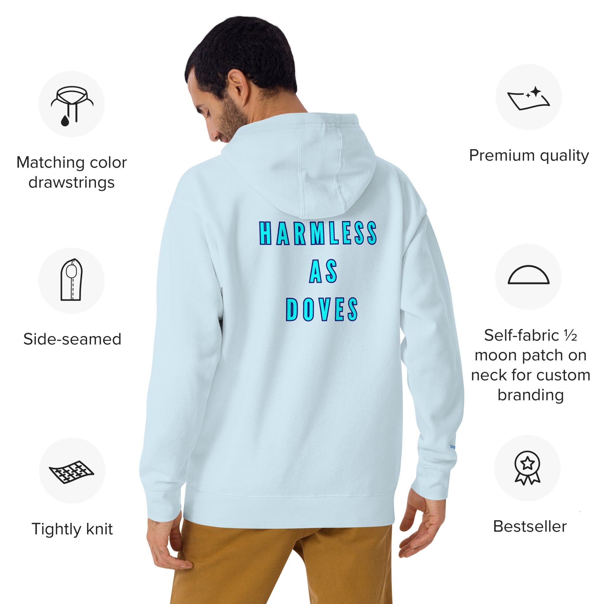 The SD Harmless as Dovew Unisex Hoodie