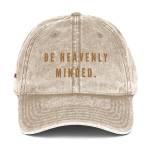 The SD "Be" Vintage Cotton Twill Cap