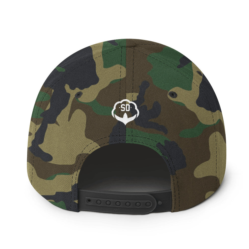 The Camo SD Snapback Hat