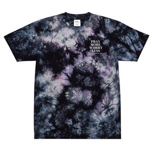 Pray More tie-dye t-shirt